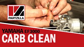 Yamaha EF3000iSEB Generator Carburetor Cleaning  Yamaha Generator Carb Removal and Cleaning [upl. by Son]