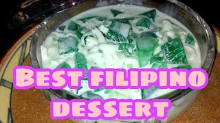 Buko Pandan  Best Filipino Dessert [upl. by Enyleve446]