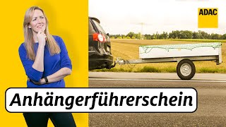 Anhängerführerschein Klasse B BE B 96  Wann brauche ich welche  ADAC  Recht Logisch [upl. by Nylzaj]