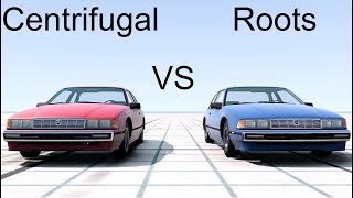 Roots Supercharger vs Centrifugal  Which One Is Better BeamNG Drive [upl. by Cloris]