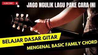 BELAJAR GITAR BASIC FAMILY CHORD‼️ By CALON MUSISI [upl. by Brader]