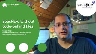 SpecFlow without code behind files SpecFlow xUnitAdapter [upl. by Lyrahc]