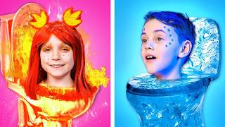 ¡Ember Y Wade De Elementos Tienen Hijos Fire 🔥VS Ice 🧊 ¡Trucos Para Padres por WhizzPop [upl. by Velleman]