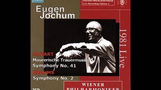 Eugen Jochum Vienna Philharmonic 20 September 1981 [upl. by Gosser721]