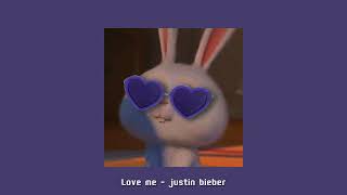 love me  justin bieber speed up✨ [upl. by Nodnab]