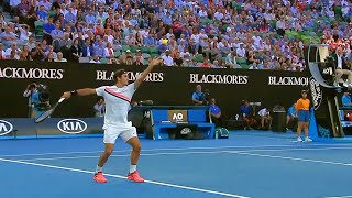 Roger Federer Forehand Backhand Serve SuperSlowMotion🎾Tennis1 [upl. by Ahsinak]