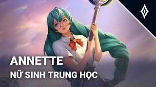 Trang Phục Annette Nữ Sinh Trung Học  Liên Quân Mobile [upl. by Eelyam]