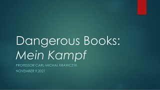 Dangerous Book  Mein Kampf [upl. by Ttehr936]