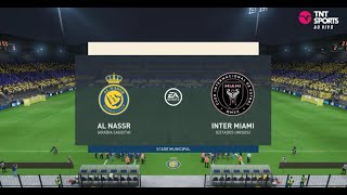 AlNassr x Inter Miami  Jogo Amistoso  FIFA 23 [upl. by Alidis]