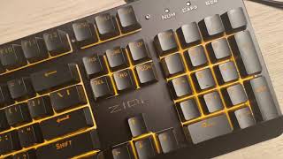 ZIDLI ZK21 Gaming Keyboard [upl. by Darya178]