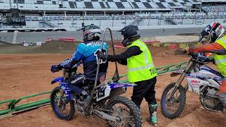 40 CLASS LEGEND AND HERO DOUG HENRY JEFF STANTON BATTLE FOR 1ST  DAYTONA SUPERCROSS BIKE WEEK 21 [upl. by Dela]