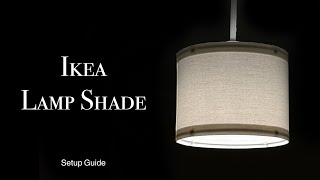 Ikea Ringsta Lamp Shade  Unboxing amp Setup amp Assembly  Ikea Hacks Series [upl. by Onaicnop]