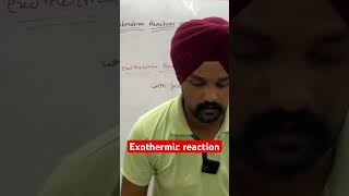 Exothermic Reaction chemistry neet science education biology chemicalreactionsandequation [upl. by Rhea435]