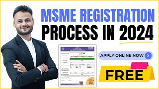 MSME Registration in 2024  UDYAM Registration in 2024 [upl. by Iliak]