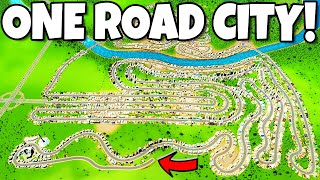 Cities Skylines but theres only one road [upl. by Tim]