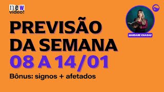 PREVISÃO DA SEMANA 0801 a 1401  quotNão há como voltarquot  BÔNUS Signos mais afetados [upl. by Mita]