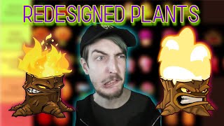 Plants VS Zombies 2 Redesigned Plants TIER LIST [upl. by Ziana]