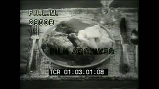 Swanson TV Dinner Commercial 1950s [upl. by Richie]