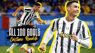 CRISTIANO RONALDO SCORES 100TH JUVENTUS GOAL  ALL 100 GOALS  CR100 🔥⚽️ [upl. by Enneillij527]