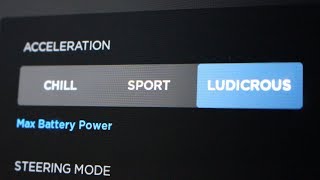 Ludicrous acceleration vs Sport and Chill modes [upl. by Almeria457]