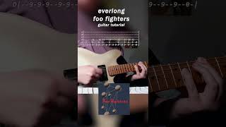 Everlong Guitar Lesson everlong foofighters guitarlesson [upl. by Fidole799]