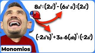 ✅👉 MULTIPLICAR y DIVIDIR MONOMIOS con DIFERENTES GRADOS en OPERACIONES COMBINADAS FÁCIL R111121 [upl. by Terrab912]