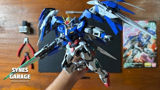 OO Raiser Gundam Master Grade 1100  ASMR BUILD  Bandai  Gundam OO [upl. by Ynatirb]