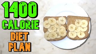 Feel Full amp Lose Weight With This 1400 Calorie Diet Plan [upl. by Rotsen139]