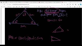 5Sınıf Matematik 8 Üçgenler [upl. by Esetal182]