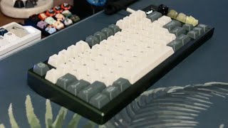 Satisfaction 75  PP Plate  Matcha Latte Switches [upl. by Artema]