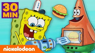 SpongeBob Schwammkopf  Die allerbesten KrabbenburgerEssenserfindungen  Nickelodeon Deutschland [upl. by Yditsahc353]