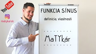 Funkcia SÍNUS  definícia vlastnosti [upl. by Ymmik]