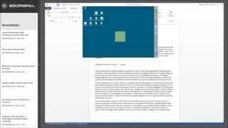 Na podzielonym ekranie Windows 8  Aktualności modern UI [upl. by Suiradel107]