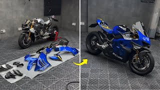 DUCATI V4 SP  Modificación de carenado 💙 [upl. by Chatav829]