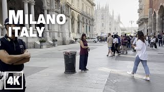 MILANO Castello Sforzesco to Cathedral ITALY • 4K 60 fps HDR ASMR Travel [upl. by Madeleine484]