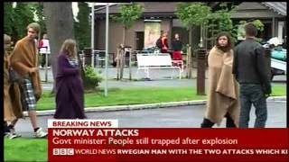 Norway Explosion At Oslo And Shooting At Utoya Island Noruega Norge Anders Behring Breivik  3 [upl. by Drofnelg]