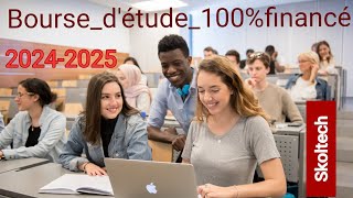 Bourse détude 20242025 Comment postulé Sholtech 100 financé MasterampDoctora [upl. by Niltak]