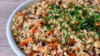 🔥 Everyone wants the recipe for this couscous pilaf 🤗 [upl. by Hippel431]