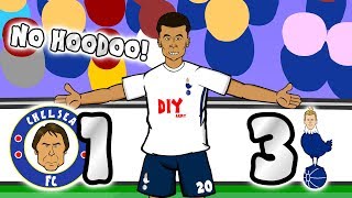 NO HOODOO 13 🔵Chelsea vs Spurs⚪ 🎵THE SONG🎵 Dele Alli Eriksen goal parody highlights 2018 [upl. by Eivad]