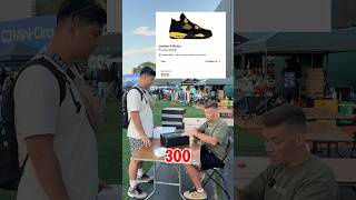 Buying multiple Jordan 4 Retros at Sneakercon Brooklyn sneakerhead buying reselling jordans [upl. by Nallek474]