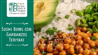 Sushi Bowl Con Garbanzos Teriyaki [upl. by Ayimat161]