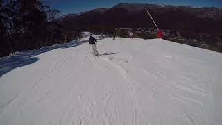 Ski Thredbo  Basin amp Super Trail Top to Bottom  29 Aug 2018 [upl. by Olraced688]