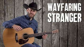 Wayfaring Stranger  Easy Guitar Lesson  How to Play on Guitar in the Style of Johnny Cash [upl. by Braeunig]