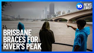 SouthEast Queensland Floods Brisbane River Expected To Peak  10 News First [upl. by Eimia]