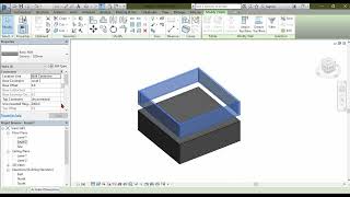 AREWA REVIT HOW TO CREATE PLAT ROOF AND PARAPET WALL [upl. by Willis]