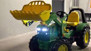 Rolly Toys John Deere 8400R LED [upl. by Orose]