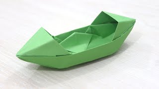 How to Make a Paper Boat that Floats  Origami Boat [upl. by Corrianne]