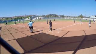 Kayla Khouzam throws out runner at home [upl. by Pfister78]