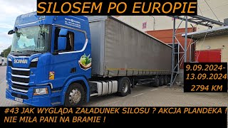 Silosem po Europie 43 Jak wygląda załadunek silosu Akcja plandeka  nie miła pani na bramie [upl. by Demha]