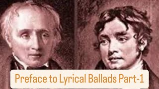 Preface to Lyrical Ballads part 1 [upl. by Maffa]